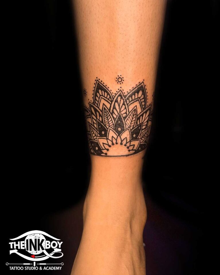 Half mandala tattoo by Rach Ainsworth - Tattoogrid.net